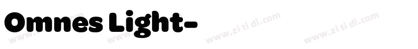 Omnes Light字体转换